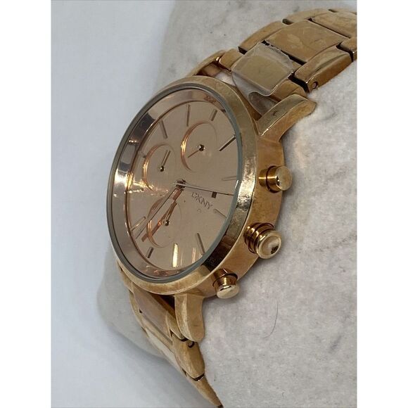 DKNY NY-8862 Women\'s Rose Gold Stainless Steel Analog Dial Quartz Watch MP678 main image 6
